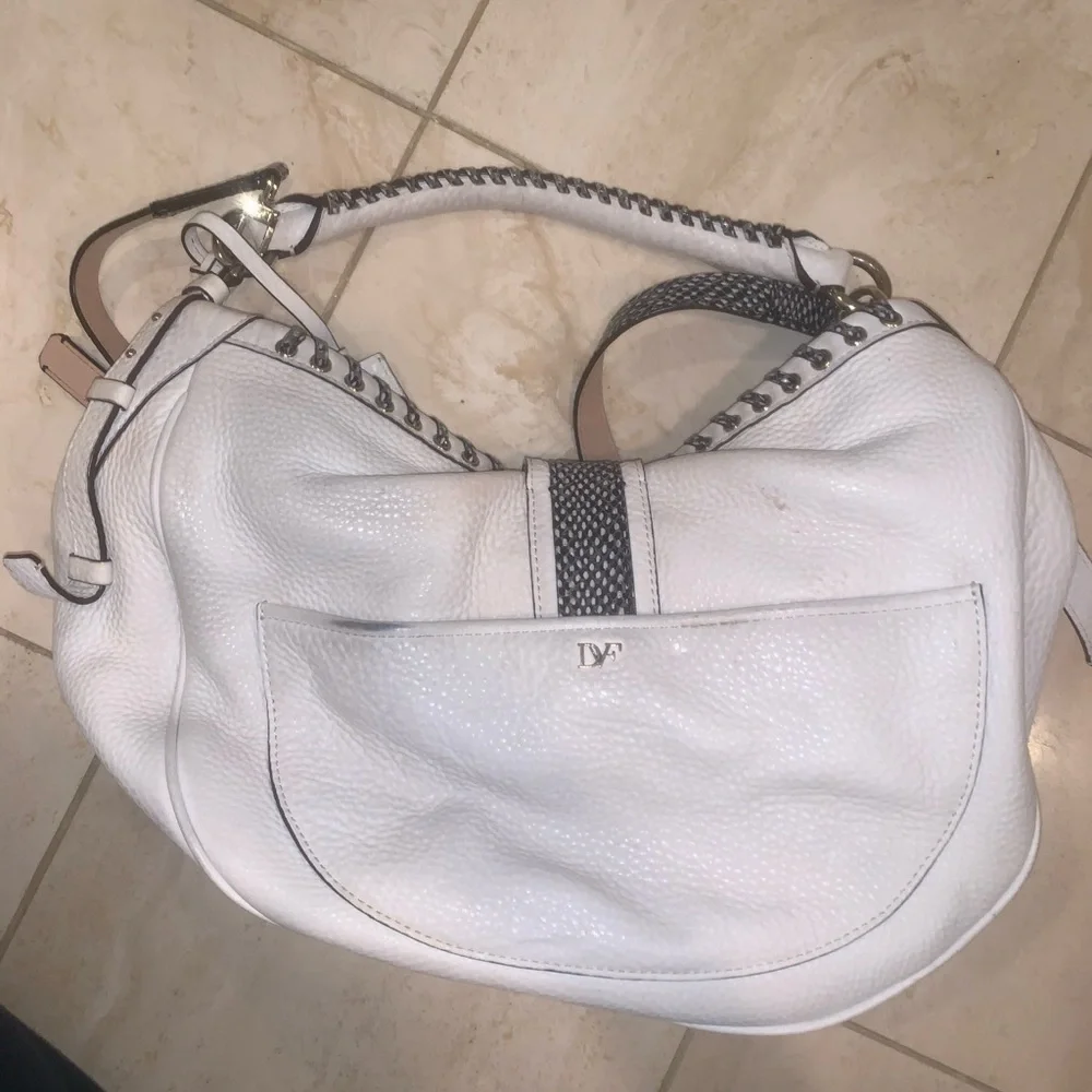 DVF Laced Leather Sutra Bag